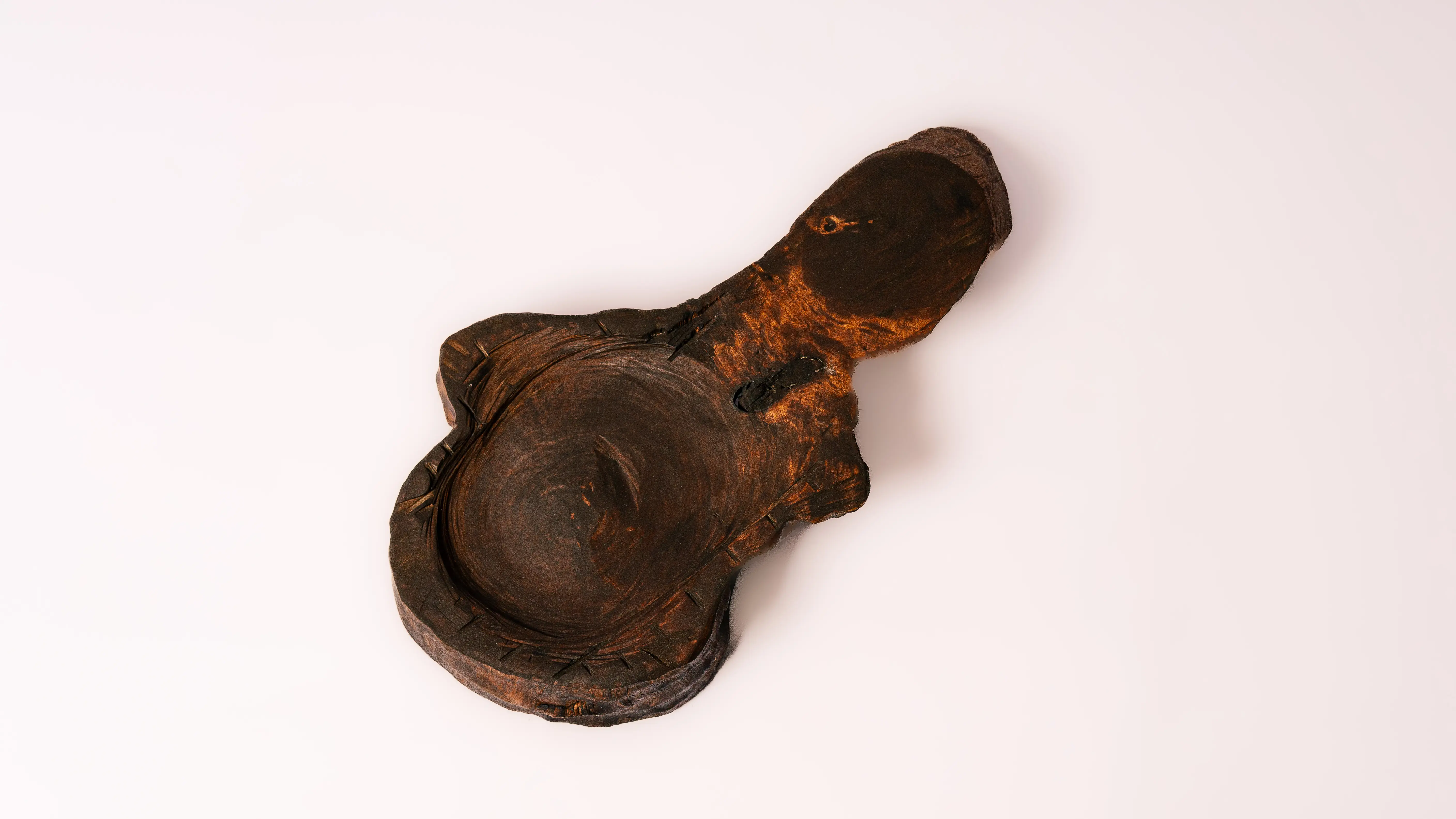 Nsuku Carved Vessel - Angle 6