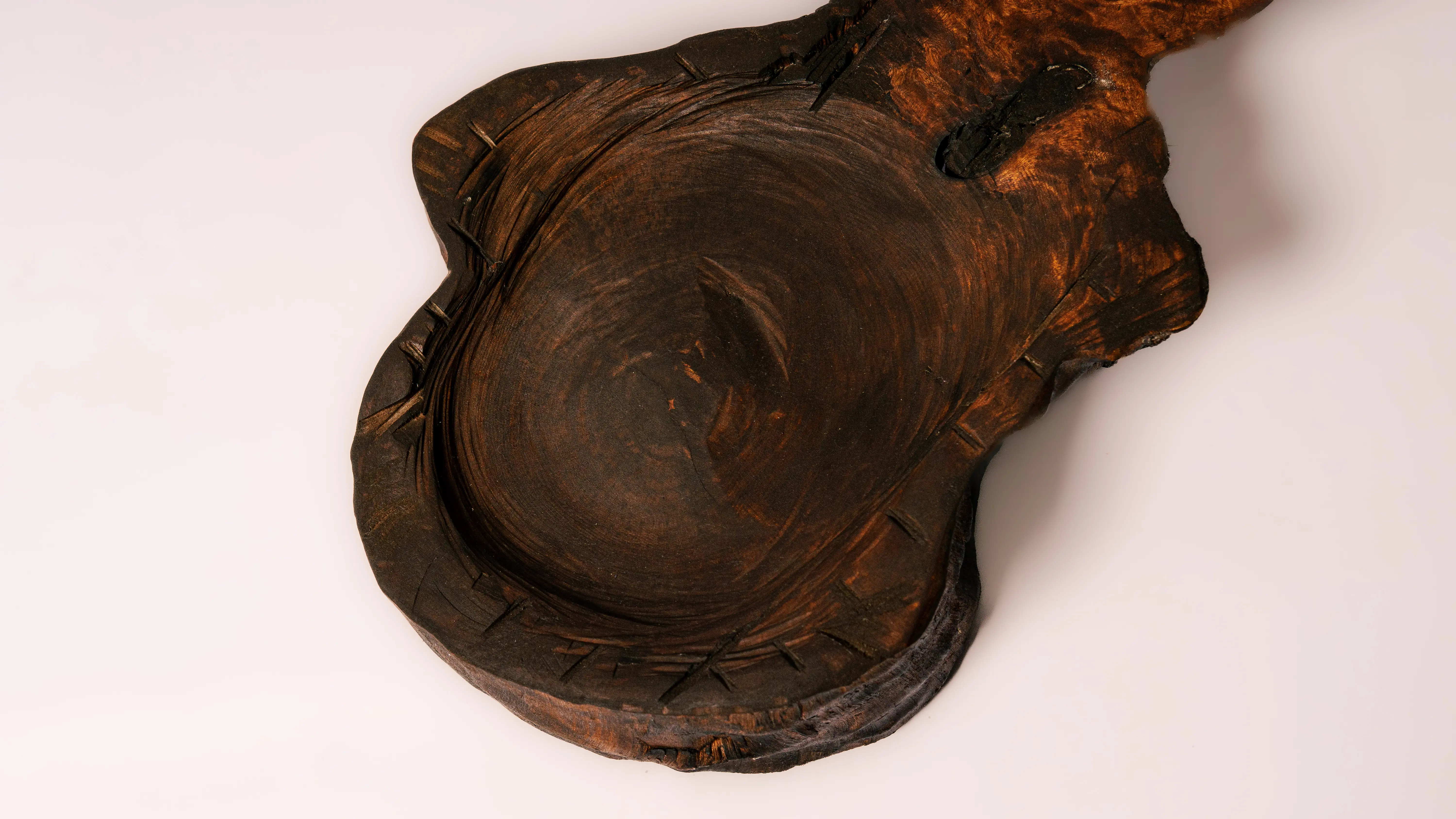 Nsuku Carved Vessel - Angle 2